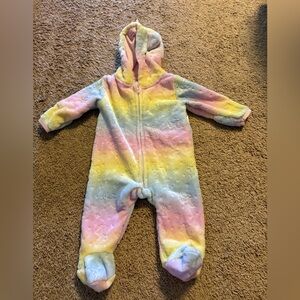 Penolope Mack Yellow and Pink Footies Cozy One Piece